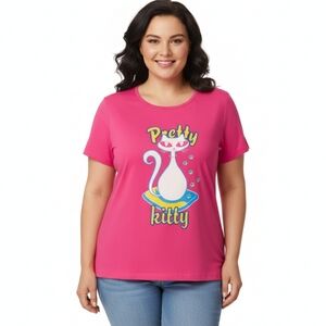 MXM 1X Pretty Kitty Graphic Tee T-Shirt